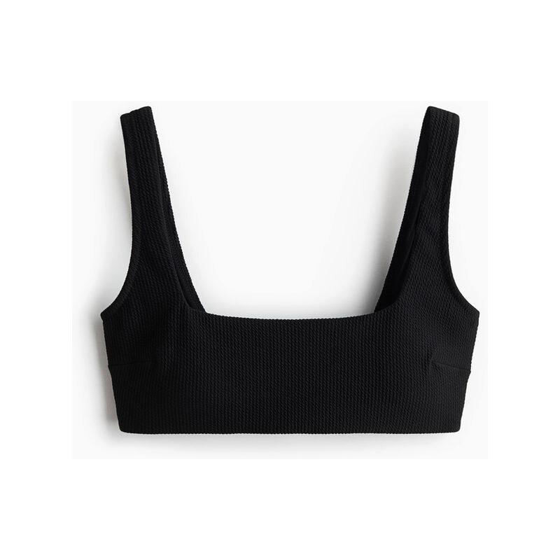 H&M - Vyztužená bikinová podprsenka - černá 114926327