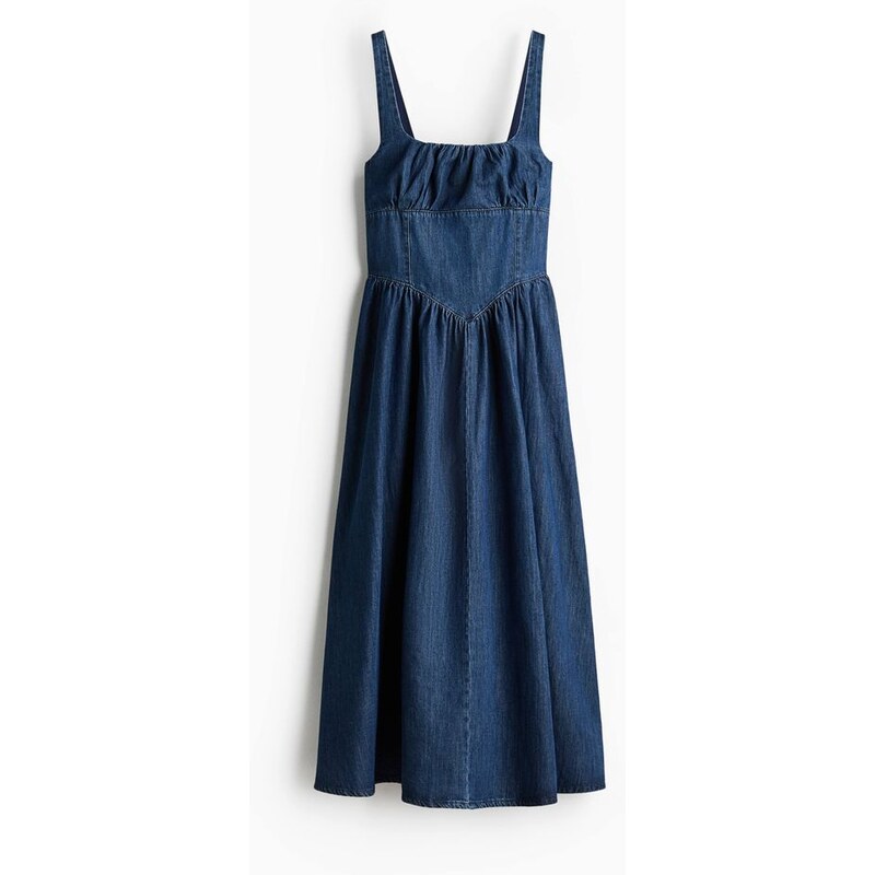 H&M - Džínové šaty midi - modrá 114445241