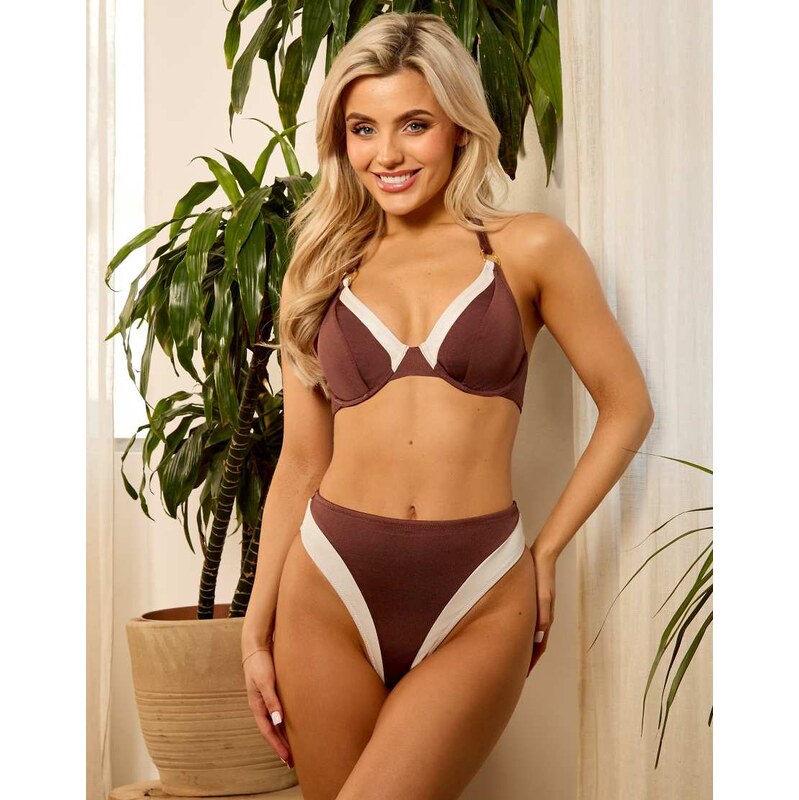 Wolf & Whistle X Isabella Whittingham high waist bikini bottom