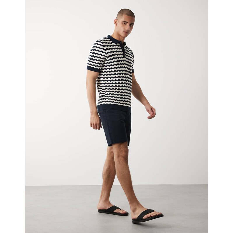 New Look chino shorts in navy