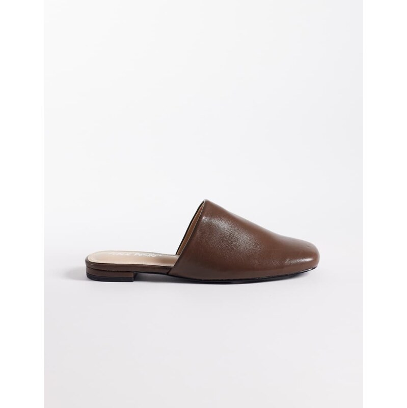 Public Desire Emmi flat mules in brown