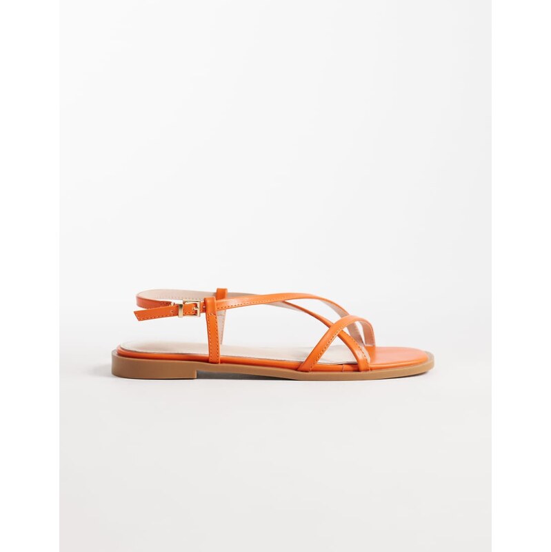 RAID Aluna flat sandals in orange 115521910