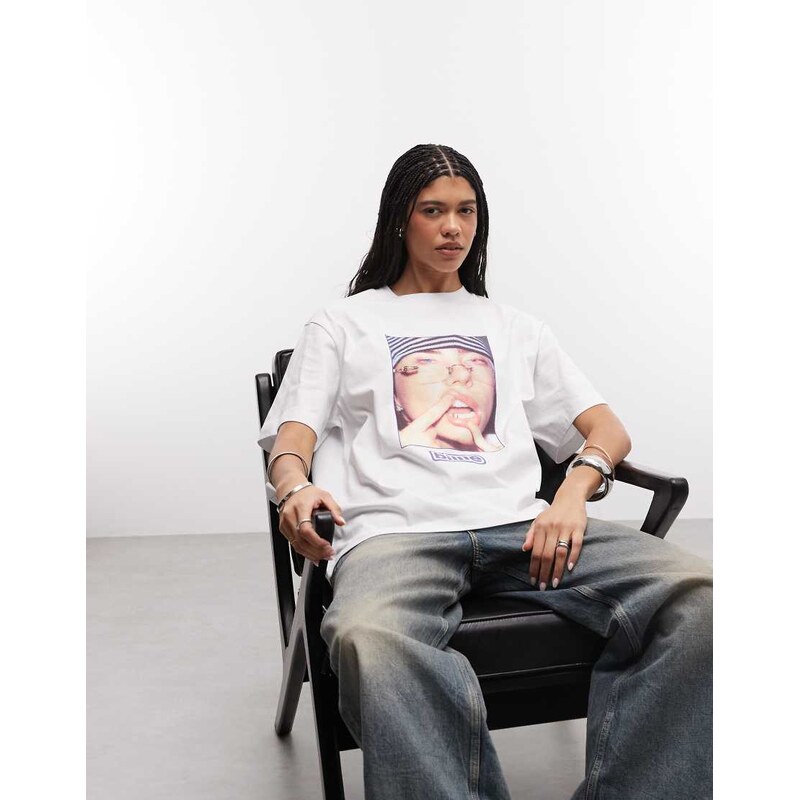 ASOS DESIGN X BILLIE EILISH official merch license relaxed t
