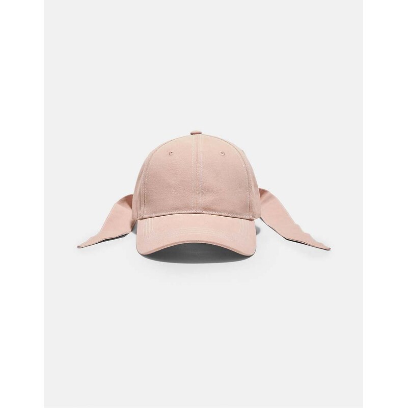Stradivarius Bow cap in pastel pink 114928125