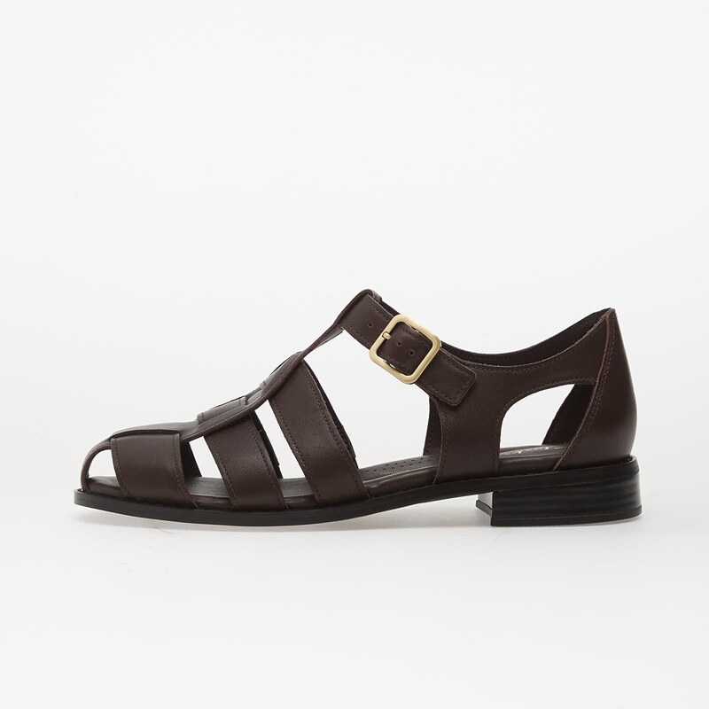 Clarks Hana Sun Dark Brown Leather