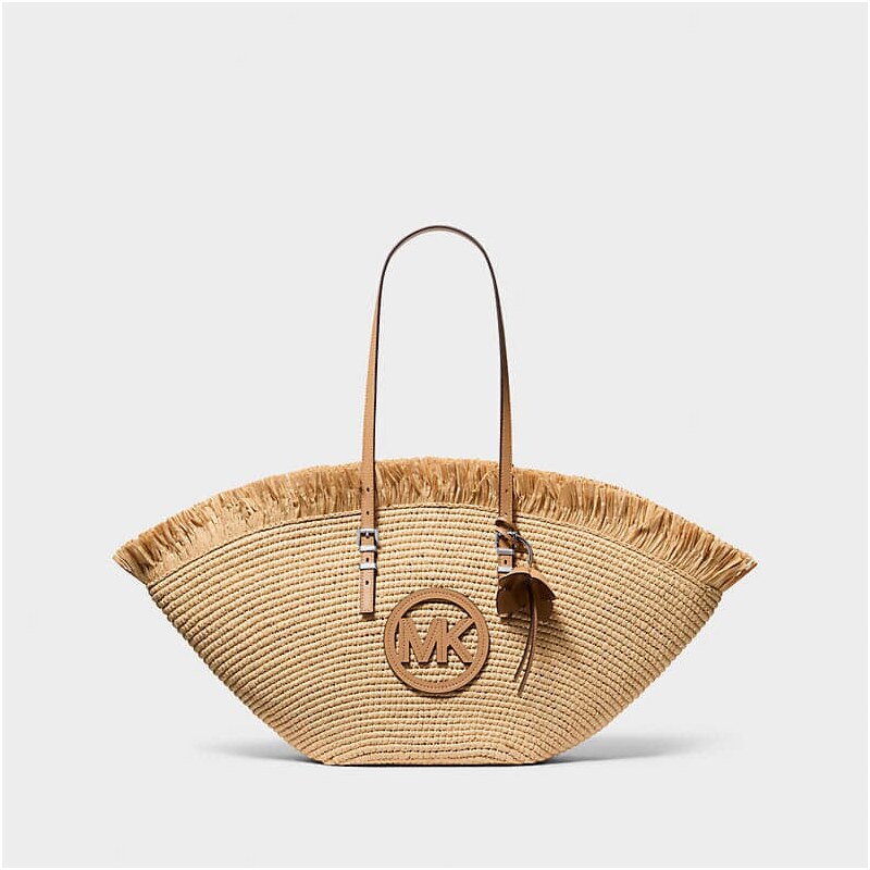 Kabelka Michael Kors Isa Large Hand-Crocheted Fan Tote Bag Nat/