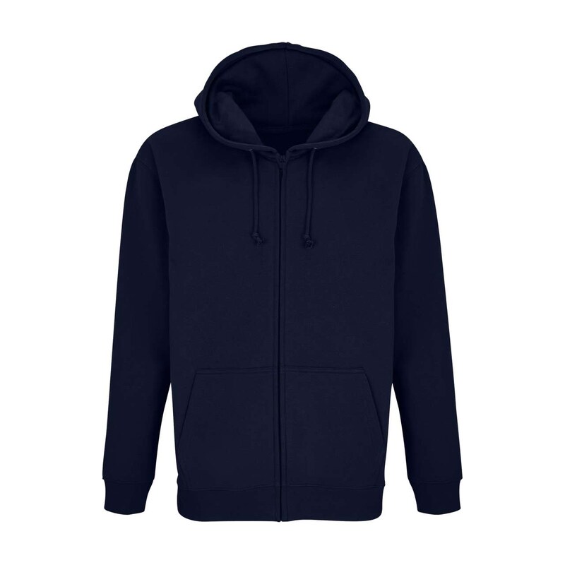 SOLS unisex mikina na zip s kapucí CARTER –