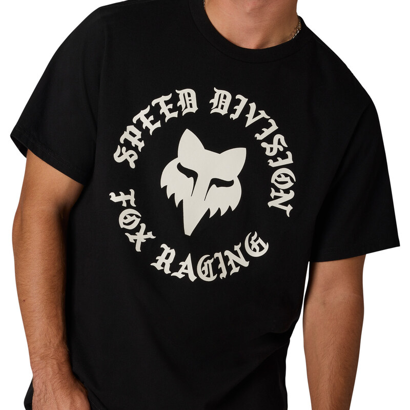 Pánské triko Fox Badge 195 Original Ss Tee - Black