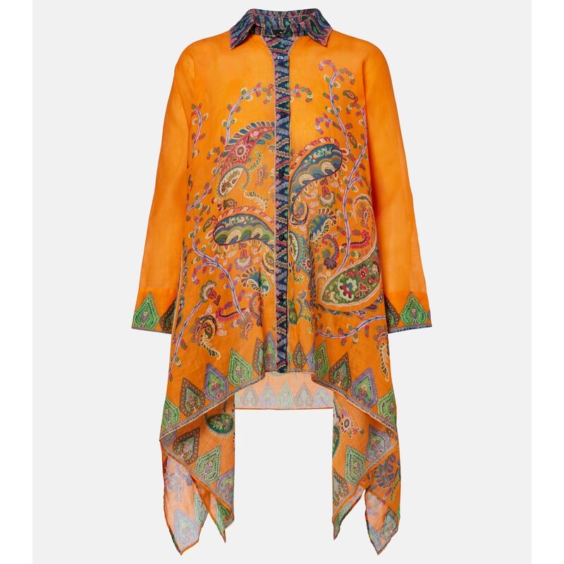 Etro Paisley oversized shirt
