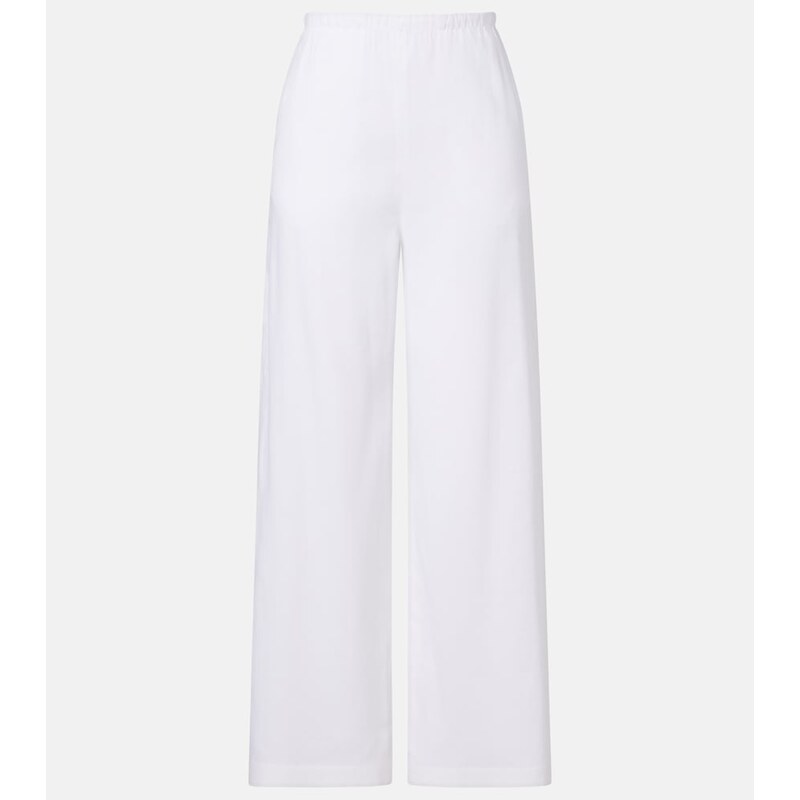 Max Mara Destino linen-blend wide-leg pants