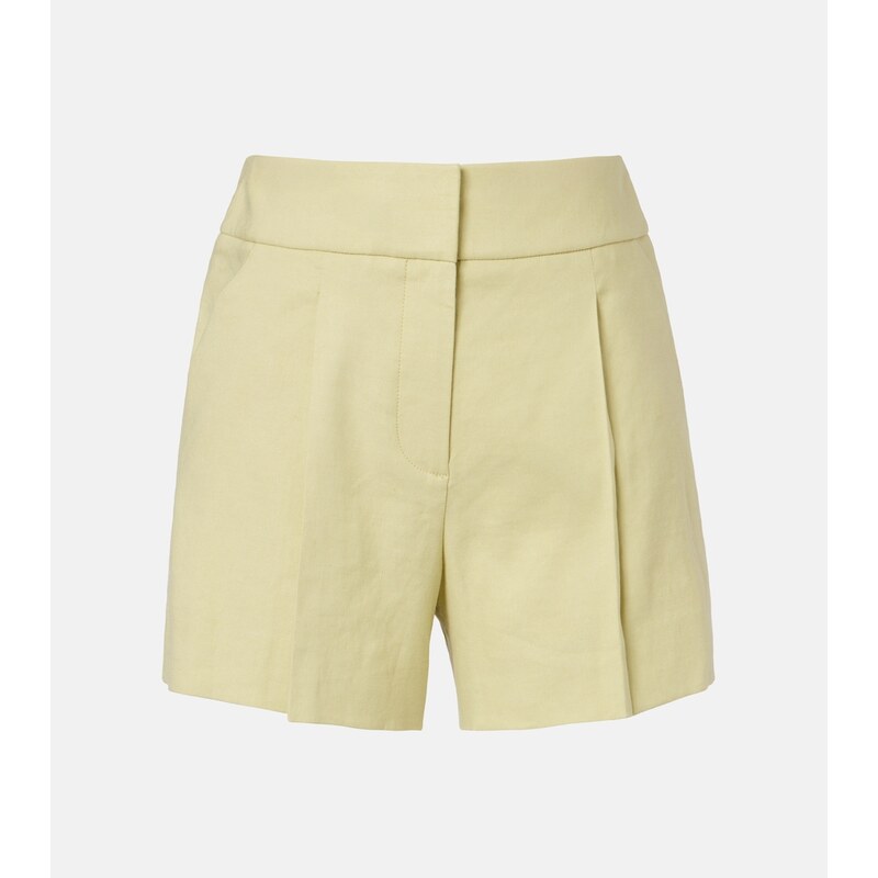 Veronica Beard Haina linen-blend twill shorts