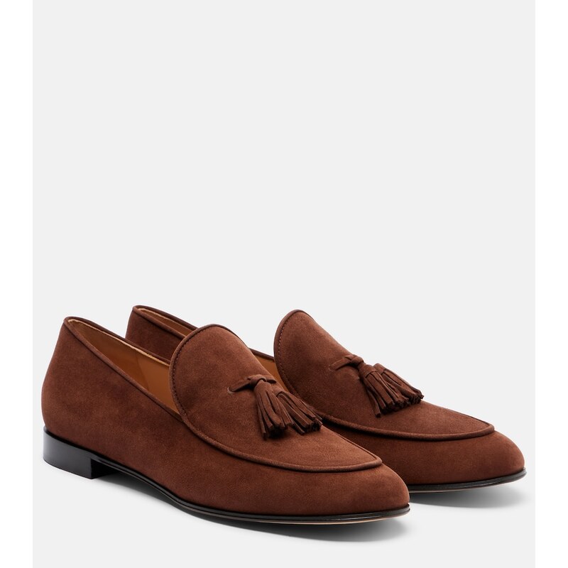 Gianvito Rossi Tasseled suede loafers