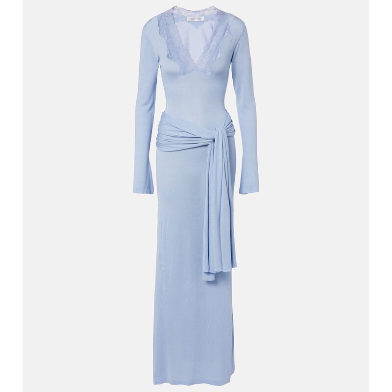 Aya Muse Lace-trimmed maxi dress