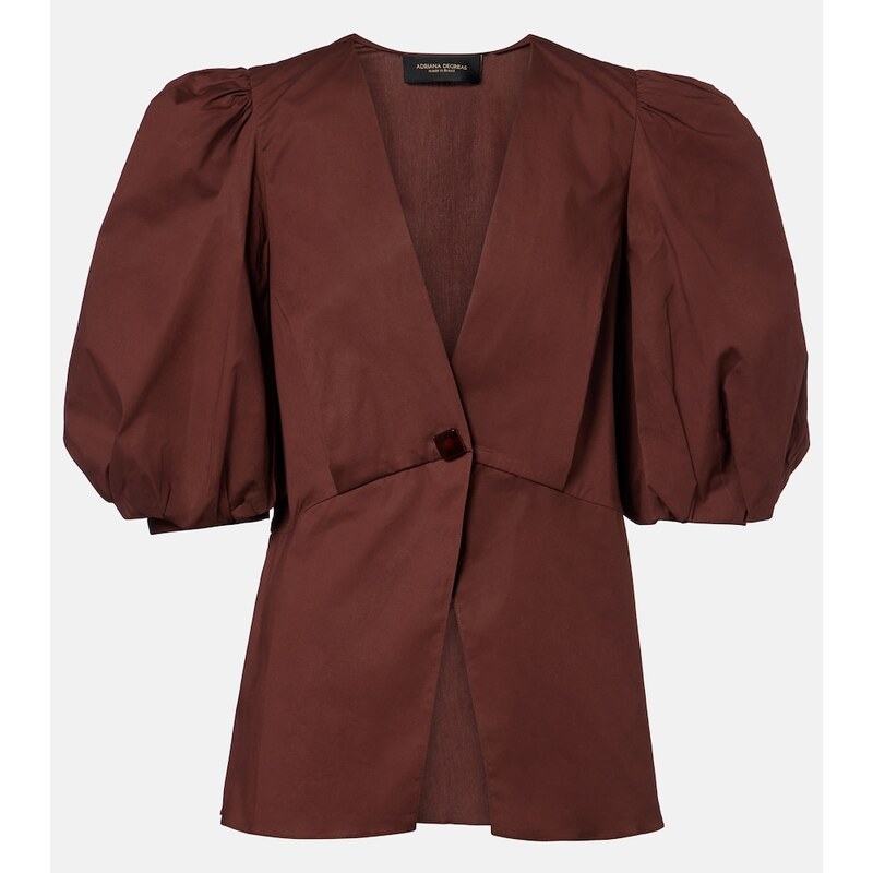 Adriana Degreas Cotton-blend top