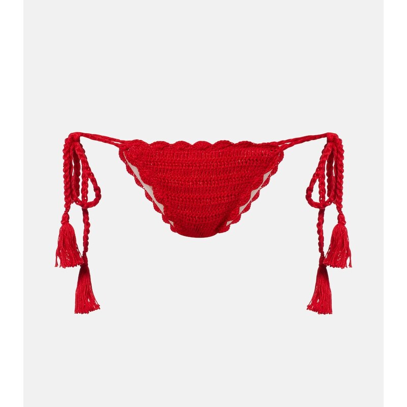 Anna Kosturova Crochet cotton bikini bottoms