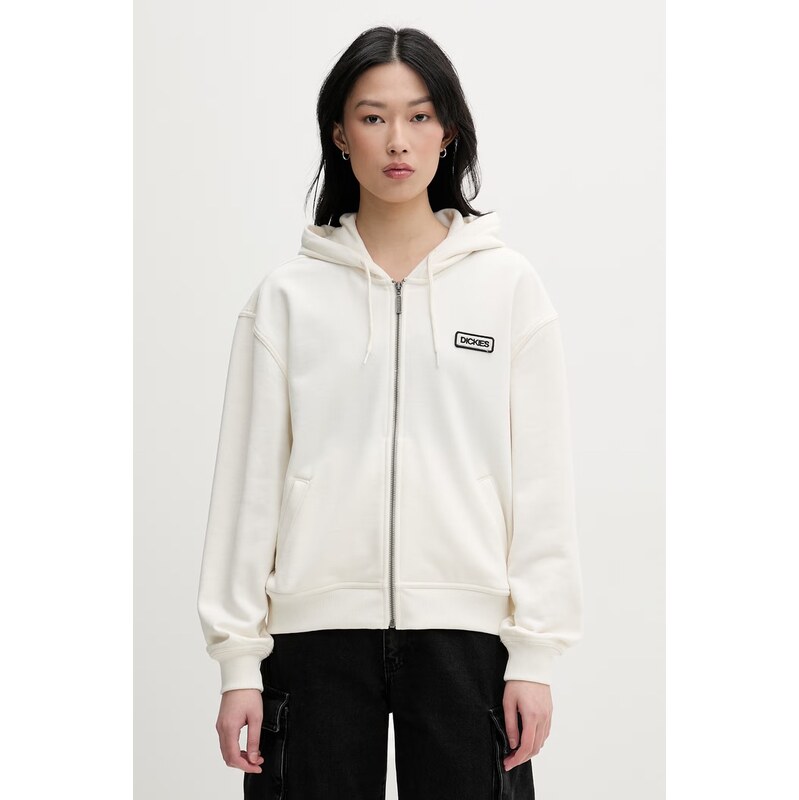 Dickies rozepínací mikina s kapucí dámská s bavlnou 114970109