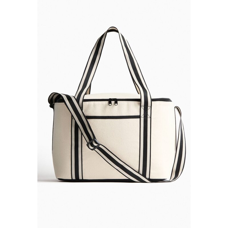 H&M - Plátěná chladicí taška - béžová 114931409