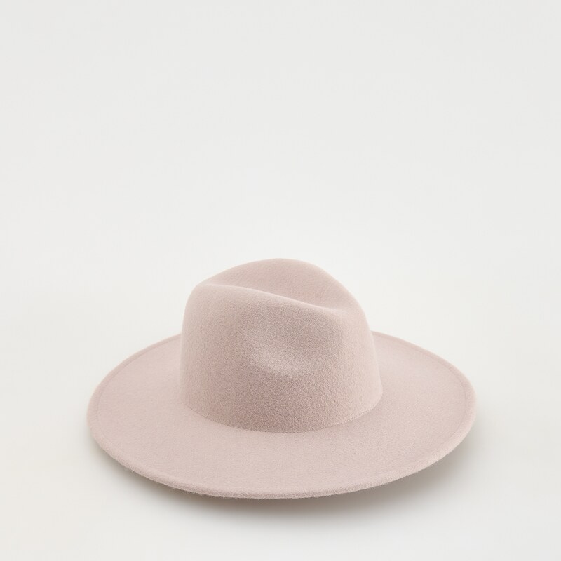 Reserved - Vlněný klobouk fedora - pšeničná 114681455