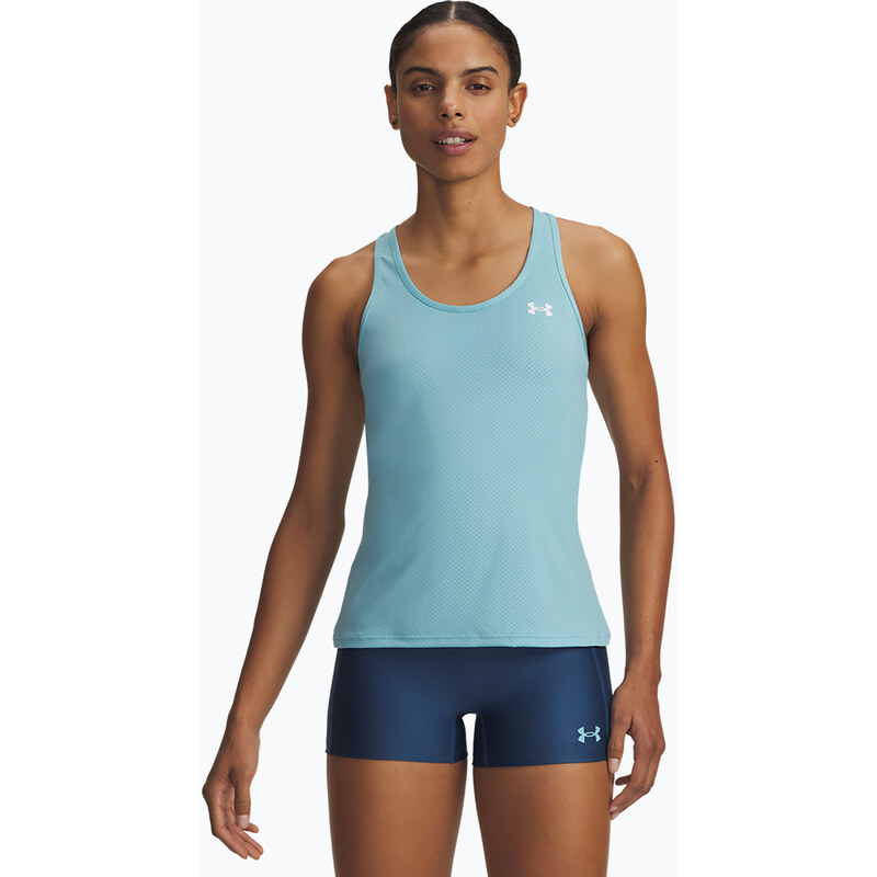 Dámské tréninkové tričko Under Armour Tech Mesh Racer Tank blue