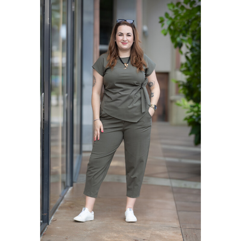 Italy fashion Komplet SAKURA Barva: Khaki, Velikost: UNI: L-2XL 114933141