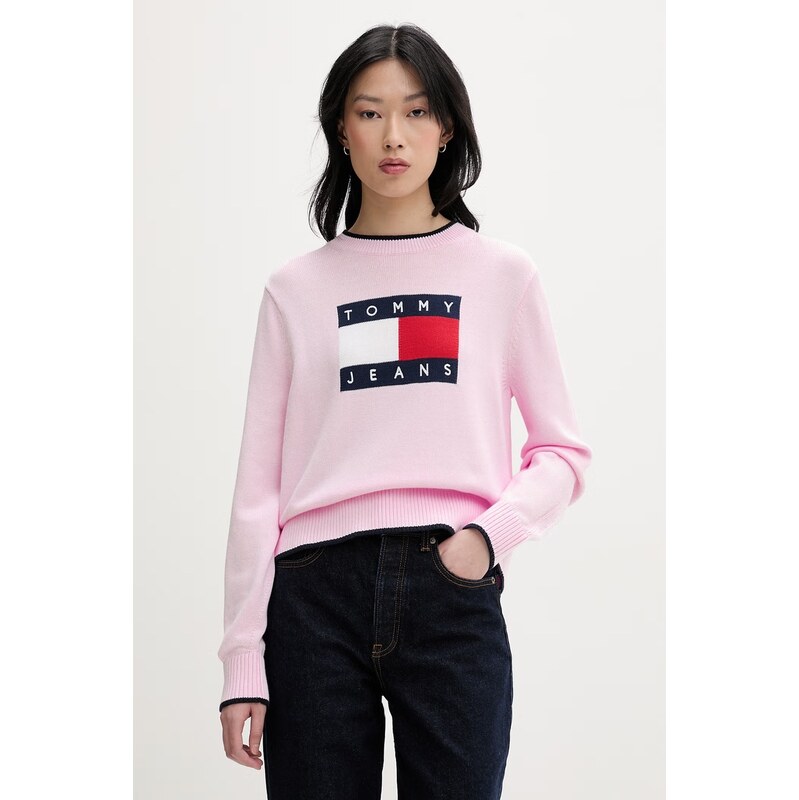 Tommy Jeans svetr dámský bavlněný