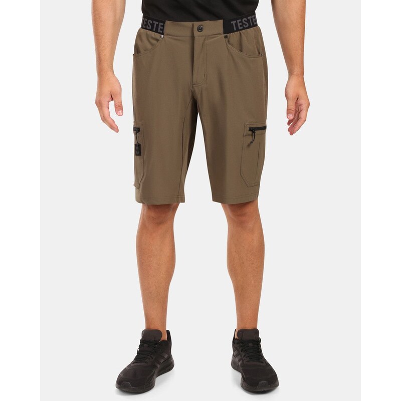 Pánské outdoorové kraťasy Kilpi ASHER-M khaki