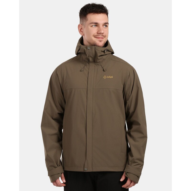 Pánská membránová bunda Kilpi MONTANA-M khaki