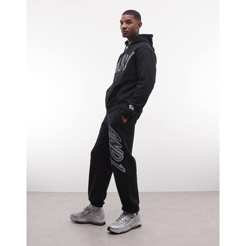 AND1 logo jogger co-ord in black 114935082