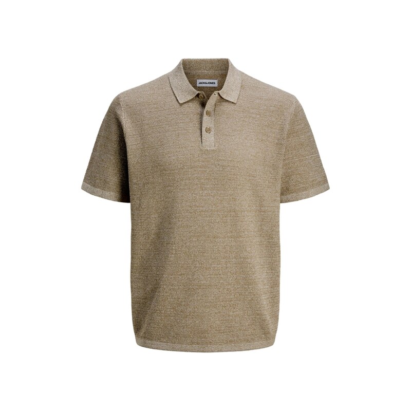 JACK & JONES Tričko JJEGeorge béžová
