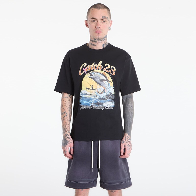 Tričko Jordan Mens Graphic T-Shirt Black/ White XL