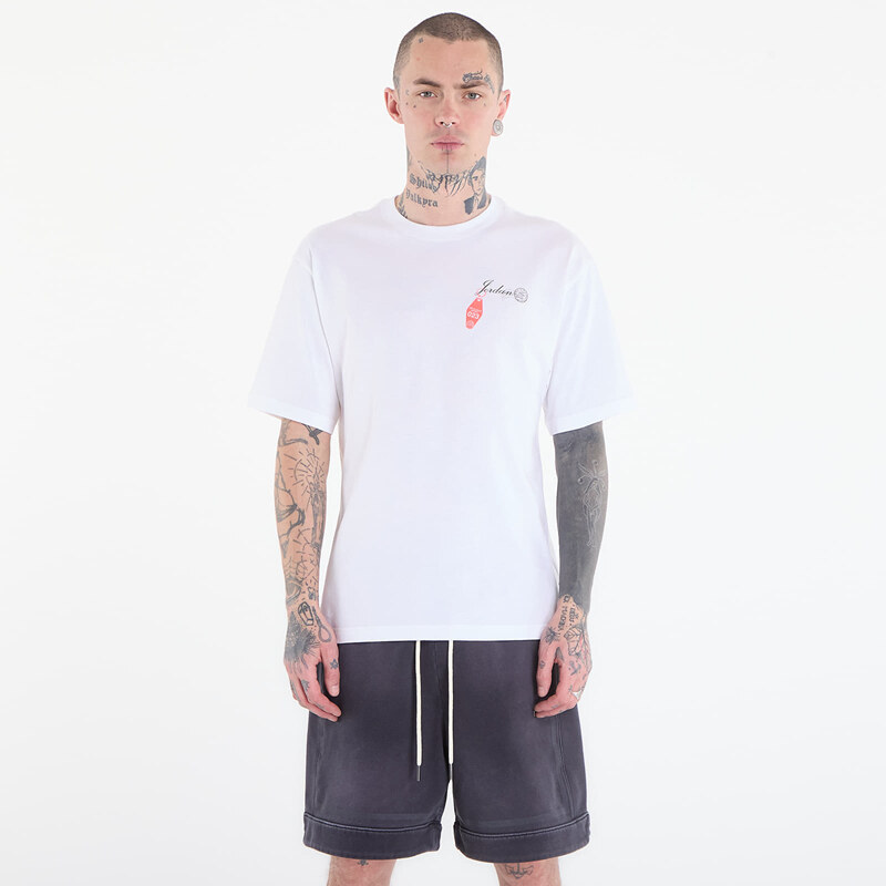 Tričko Jordan Mens Graphic T-Shirt White/ Infrared 23 S
