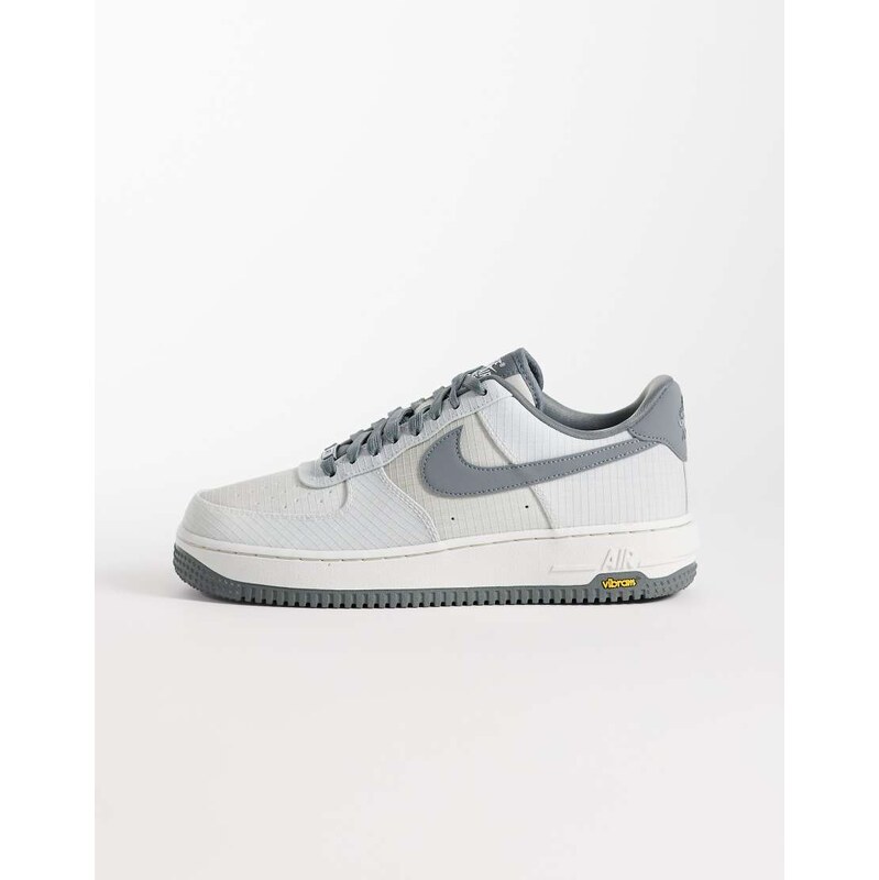 Nike Air Force 107 Vibram trainers in grey and white
