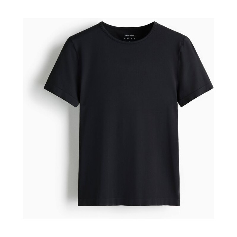 H&M - Bezešvý sportovní top SoftMove Slim Fit - Černá