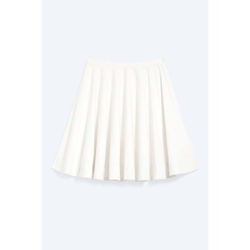 H&M - Bavlněná Kruhová Sukně - bílá 114939951