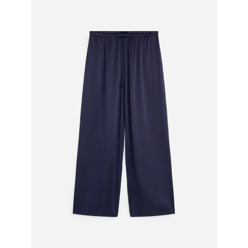 H&M - Kalhoty z hedvábného saténu - modrá 114939910