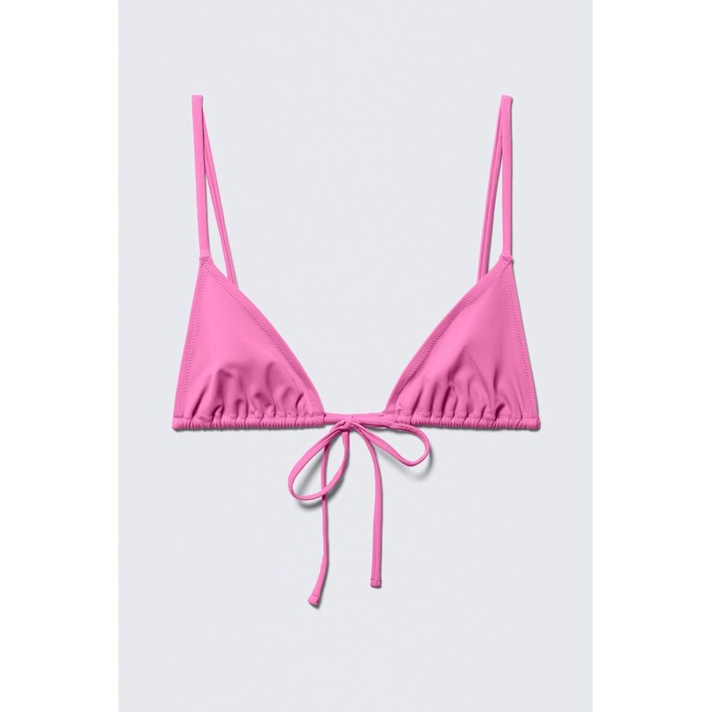 H&M - Triangle Bikini Top - růžová 114939945