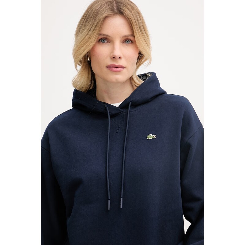 Lacoste mikina s kapucí dámská bavlněná