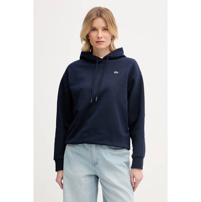Lacoste mikina s kapucí dámská bavlněná 114940073