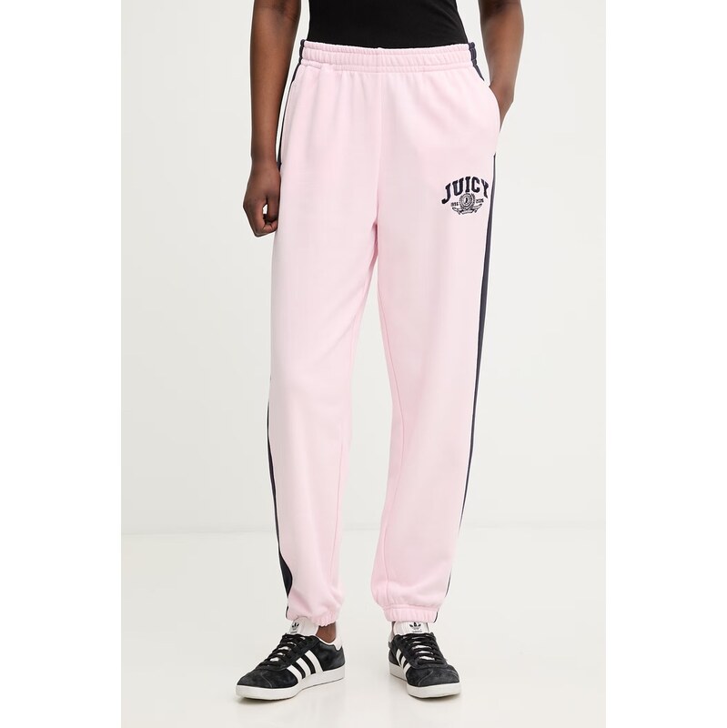 Juicy Couture tepláky dámské s bavlnou CREST TRACKPANT