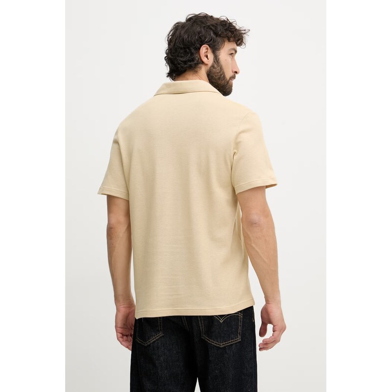 Lacoste polo s příměsí lnu pánské