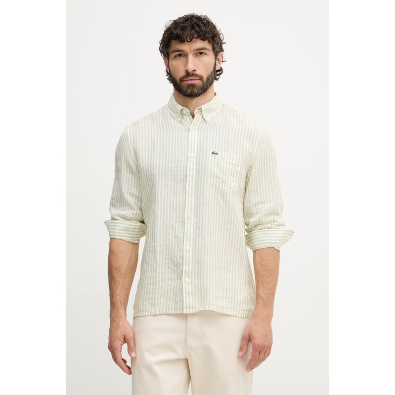 Lacoste košile pánská lněná