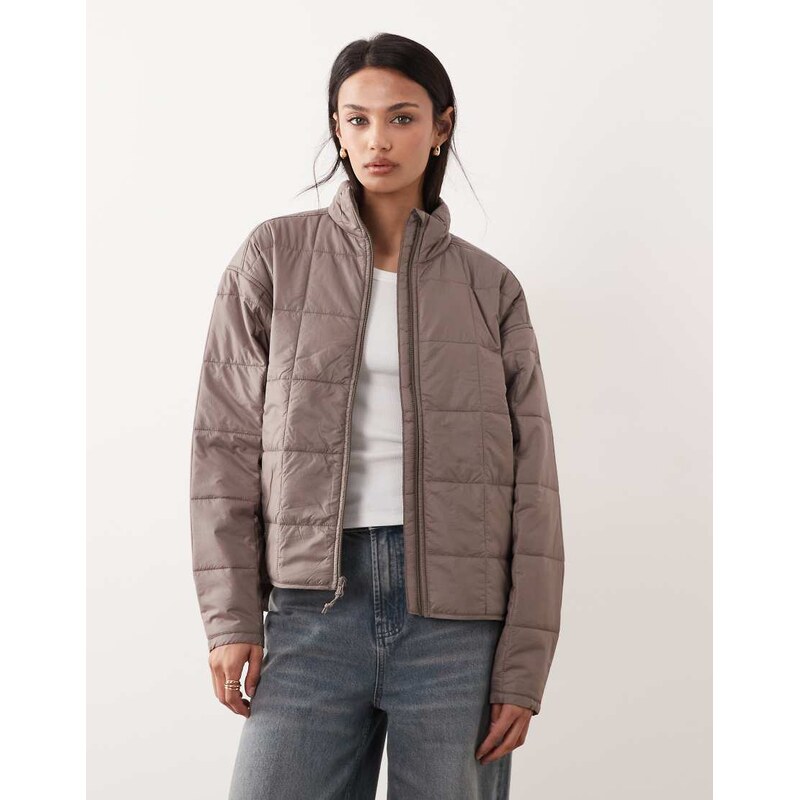 Columbia Sienna Hill quilted jacket in iron-Brown 114942009