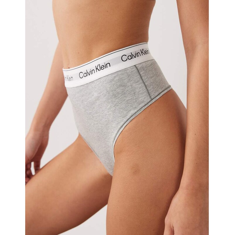 Calvin Klein Shapewear Icon Cotton Modal briefs in grey