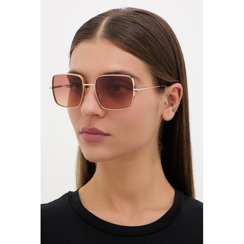 Alexander McQueen hranaté sluneční brýle dámské 114629297
