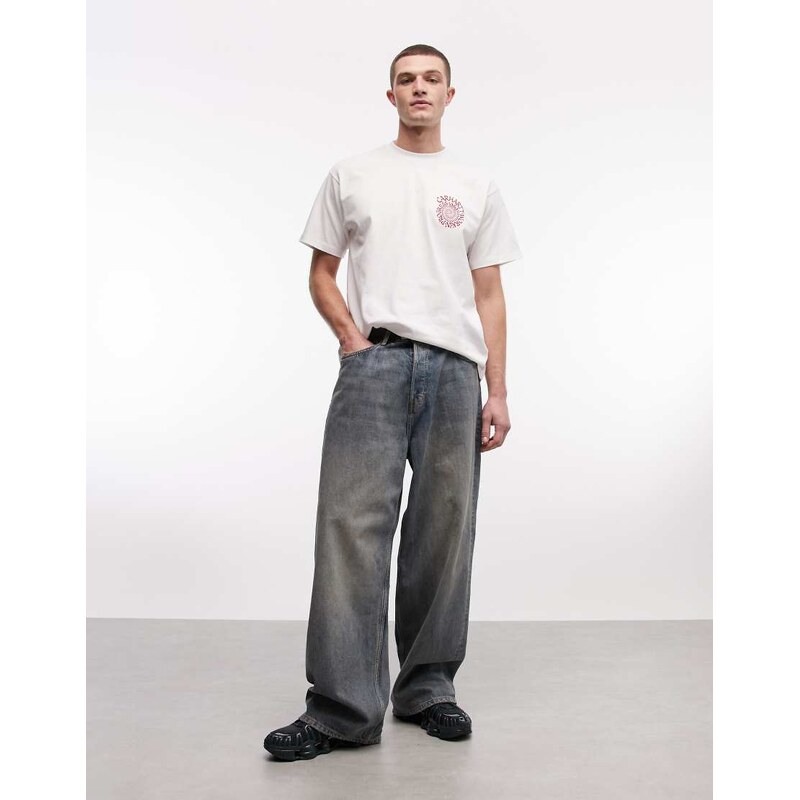 Carhartt WIP spirals back print t-shirt in white
