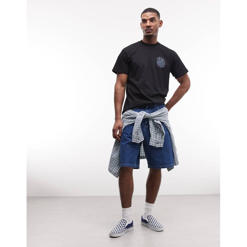 Carhartt WIP spirals back print t-shirt in black
