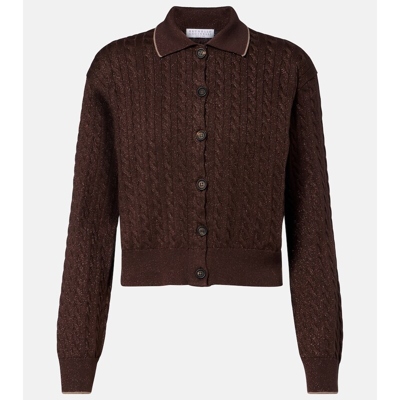 Brunello Cucinelli Cotton-blend cardigan