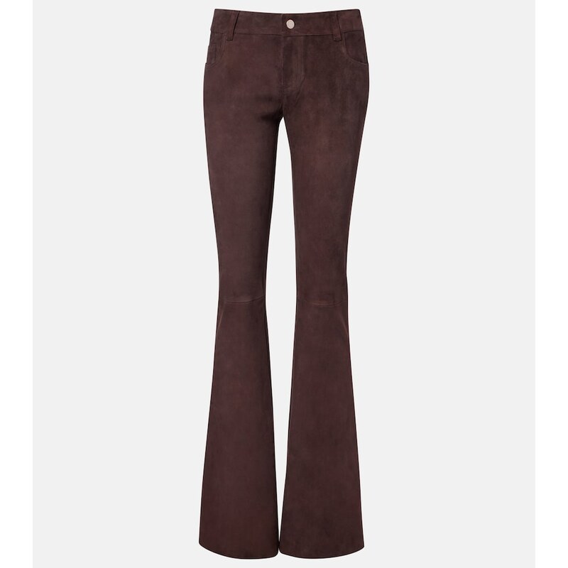 Stouls Pawlonia suede flared pants