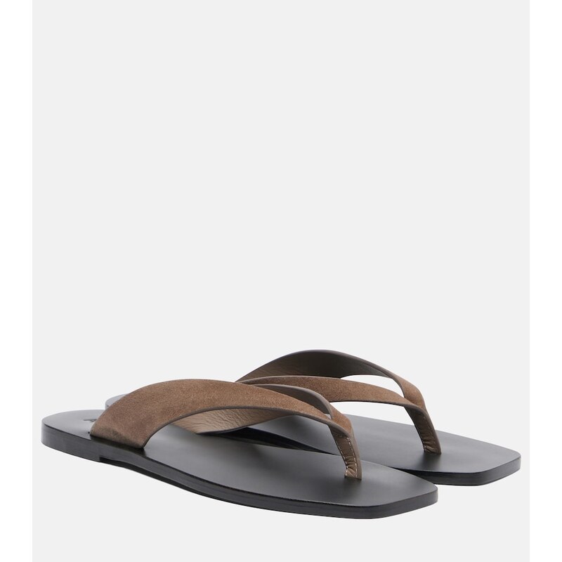 A.Emery Kinto suede thong sandals