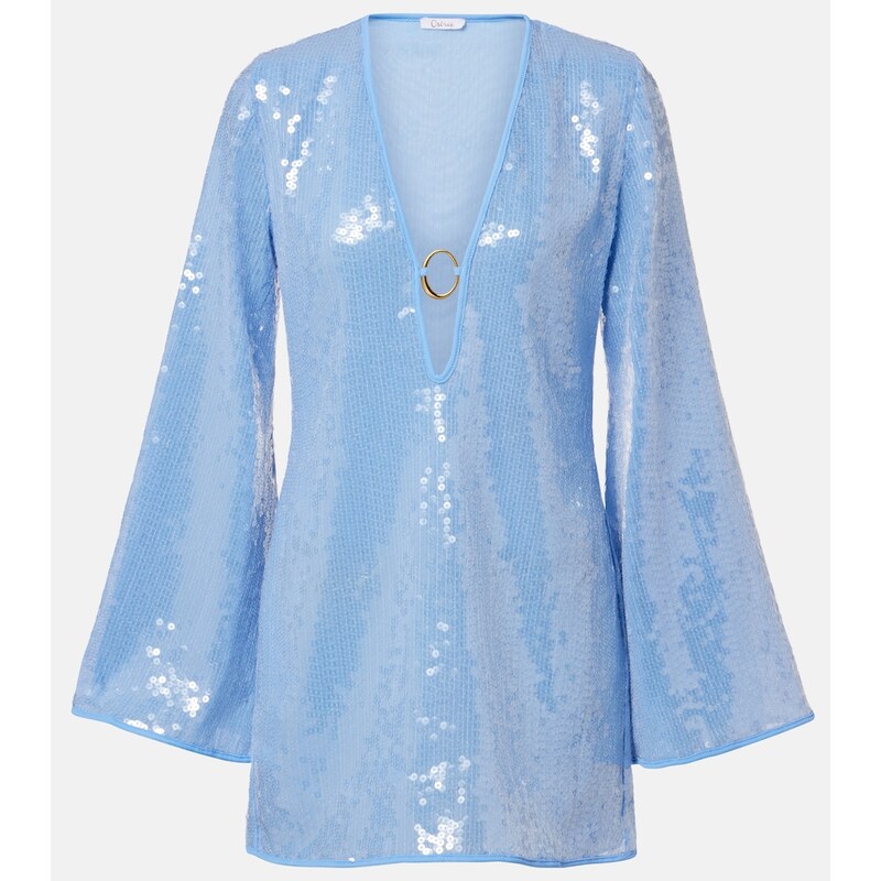 Oséree Sequined beach dress